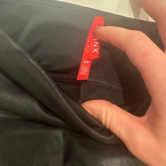 NWOT SPANX leather leggings - Picture 3 of 3